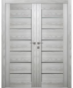 AVON 07-02 VETRO RIBEIRA ASH DOUBLE BELLDINNI MODERN INTERIOR DOOR - 1