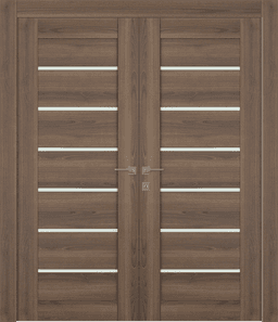 AVON 07-02 VETRO PECAN NUTWOOD CLOSET DOORS BELLDINNI MODERN INTERIOR DOOR - 1