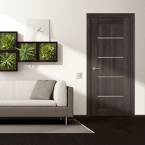 AVON 07 4H VERALINGA OAK BYPASS BELLDINNI MODERN INTERIOR DOOR - 2