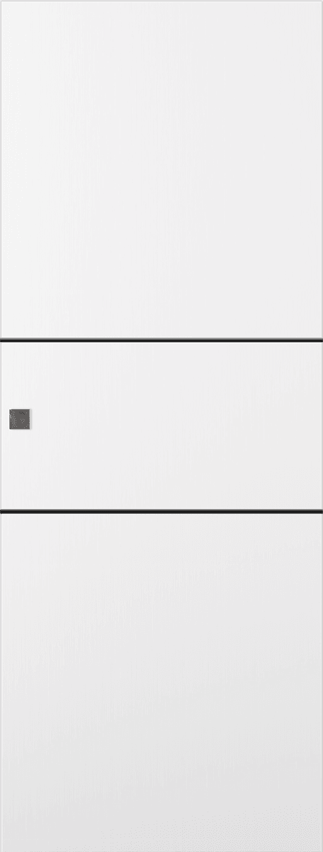 SMART PRO 2H BLACK POLAR WHITE DOUBLE MAGIC DOORS BELLDINNI MODERN INTERIOR DOOR - 1