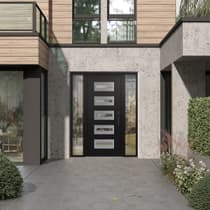 Modern Steel Front Door Diamond D4 - 9