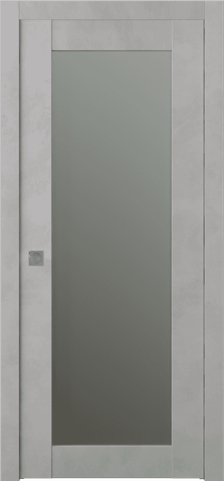 AVON 207 VETRO LIGHT URBAN POCKET BELLDINNI MODERN INTERIOR DOOR