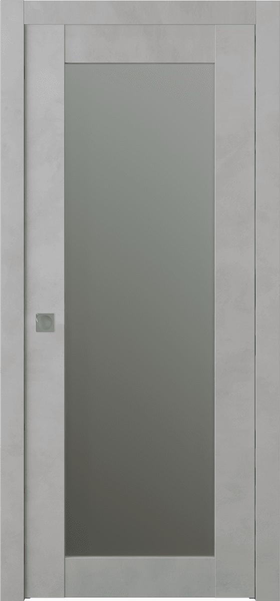 AVON 207 VETRO LIGHT URBAN POCKET BELLDINNI MODERN INTERIOR DOOR