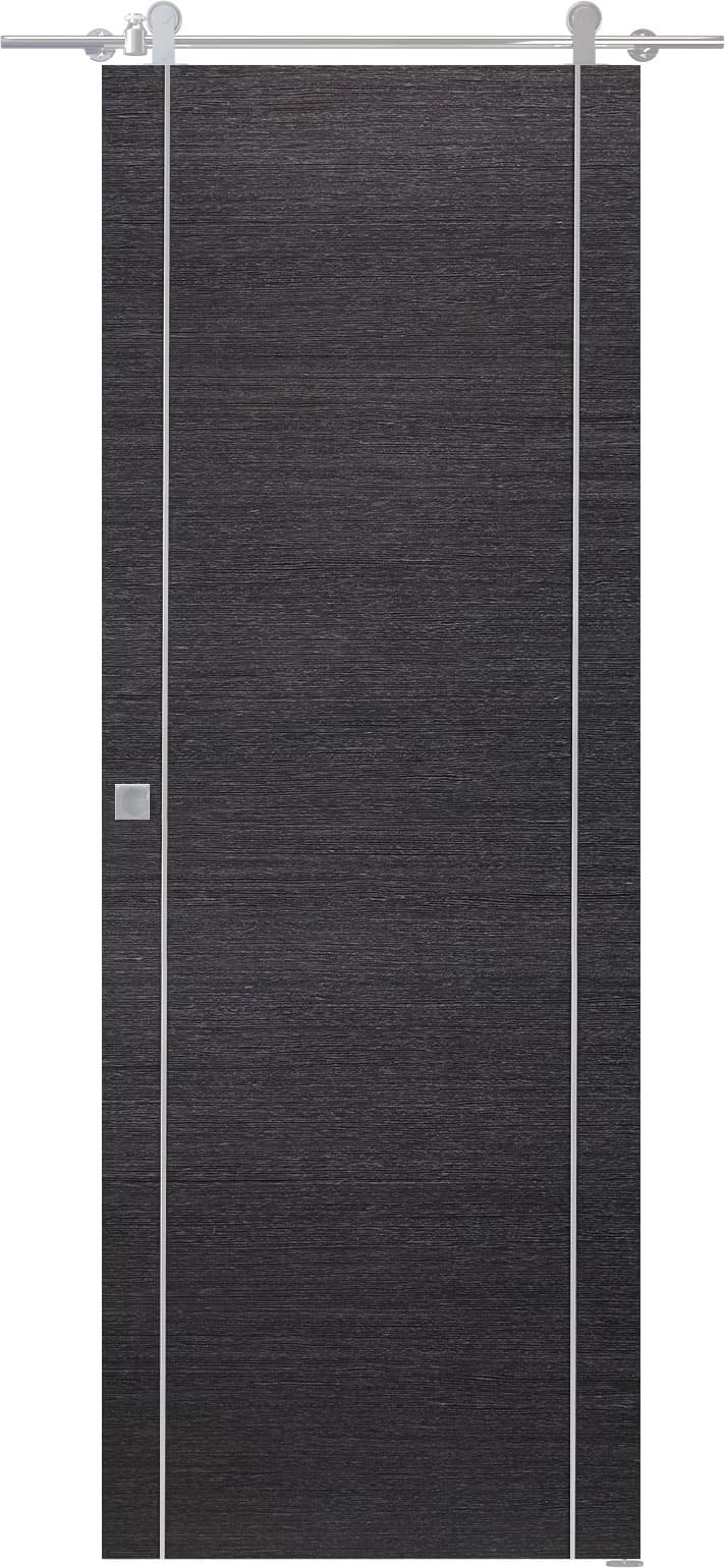 AVANTI 2U BLACK APRICOT BARN BELLDINNI MODERN INTERIOR DOOR - 1