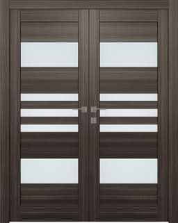 LETI VETRO GRAY OAK CLOSET BELLDINNI MODERN INTERIOR DOOR - 1