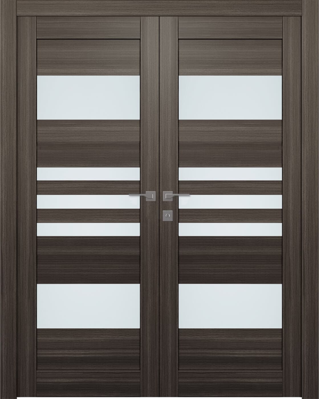 LETI VETRO GRAY OAK CLOSET BELLDINNI MODERN INTERIOR DOOR - 1