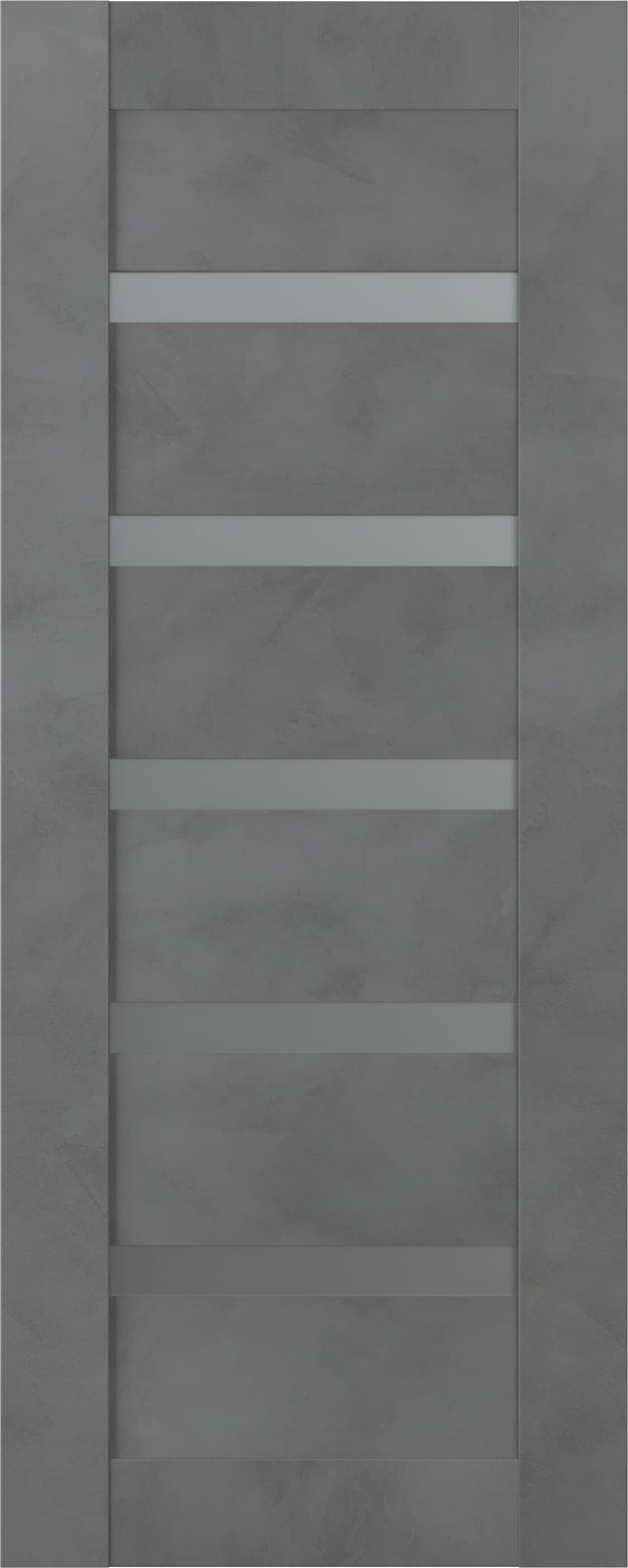 AVON 07-04 VETRO DARK URBAN SLAB BELLDINNI MODERN INTERIOR DOOR - 1