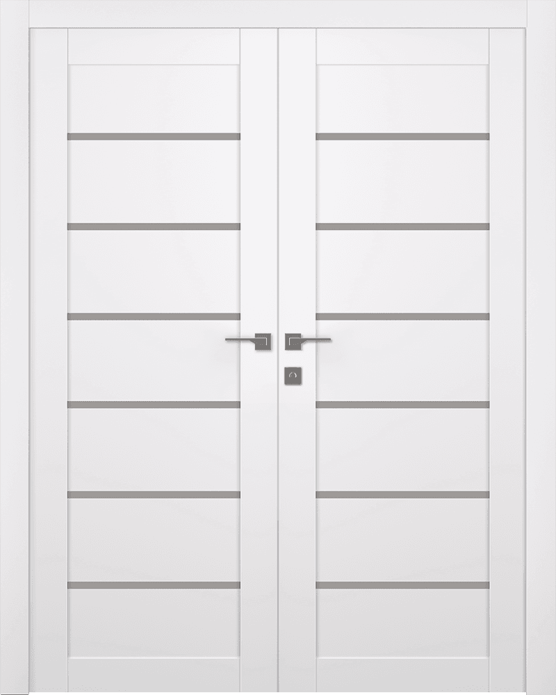 ALBA SNOW WHITE CLOSET BELLDINNI MODERN INTERIOR DOOR - 1