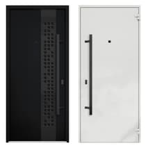Single Modern Steel Exterior Door Deux 6078 8ft - 7