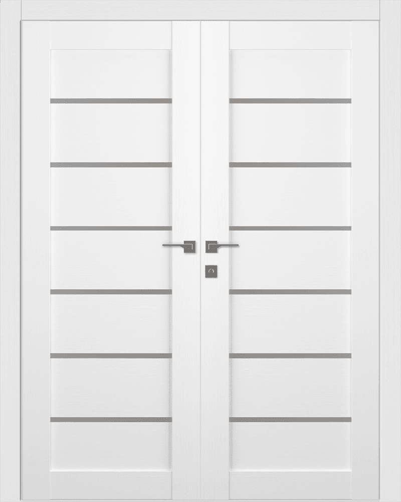 ALBA BIANCO NOBLE DOUBLE BELLDINNI MODERN INTERIOR DOOR