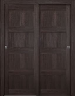 AVON 07 3R VERALINGA OAK BYPASS BELLDINNI MODERN INTERIOR DOOR - 1