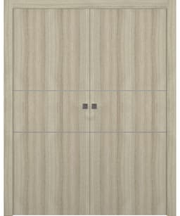 OPTIMA 2H SHAMBOR DOUBLE POCKET BELLDINNI MODERN INTERIOR DOOR - 1