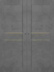 AVON 07 2HN GOLD DARK URBAN DOUBLE MAGIC BELLDINNI MODERN INTERIOR DOOR - 1