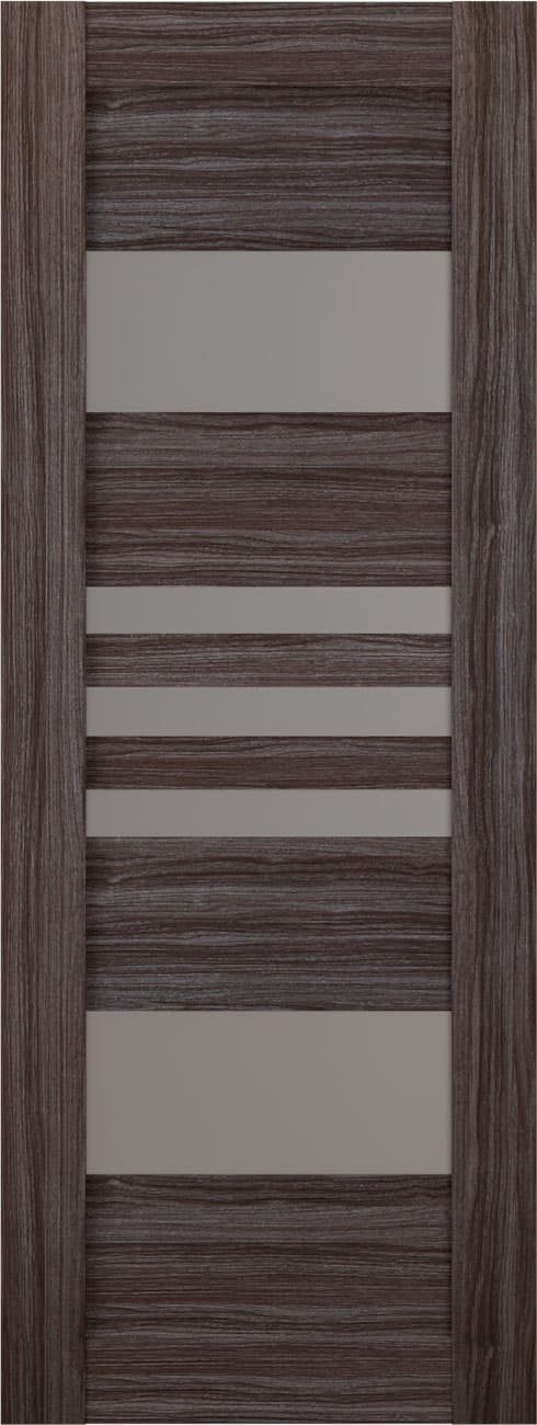 LETI VETRO GRAY OAK SLAB BELLDINNI MODERN INTERIOR DOOR - 1