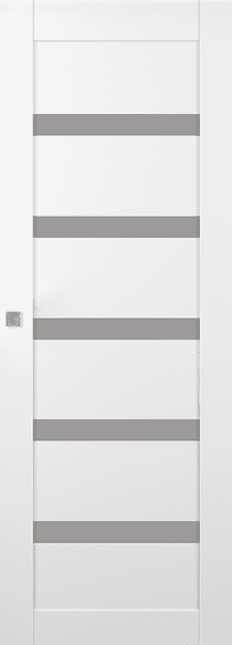 LEORA VETRO SNOW WHITE MAGIC BELLDINNI MODERN INTERIOR DOOR - 1
