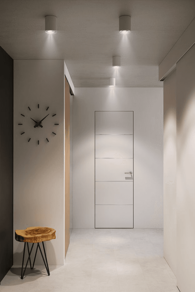 OPTIMA 4H SNOW WHITE INVISIBLE METAL FRAME BELLDINNI MODERN INTERIOR DOOR - 2