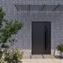 Single pivot metal-aluminum modern exterior door Axis 1163 - 5
