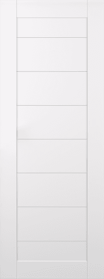 ERMI SNOW WHITE SLAB BELLDINNI MODERN INTERIOR DOOR - 1