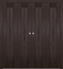AVON 07 R VERALINGA OAK DOUBLE BI-FOLD BELLDINNI MODERN INTERIOR DOOR - 1