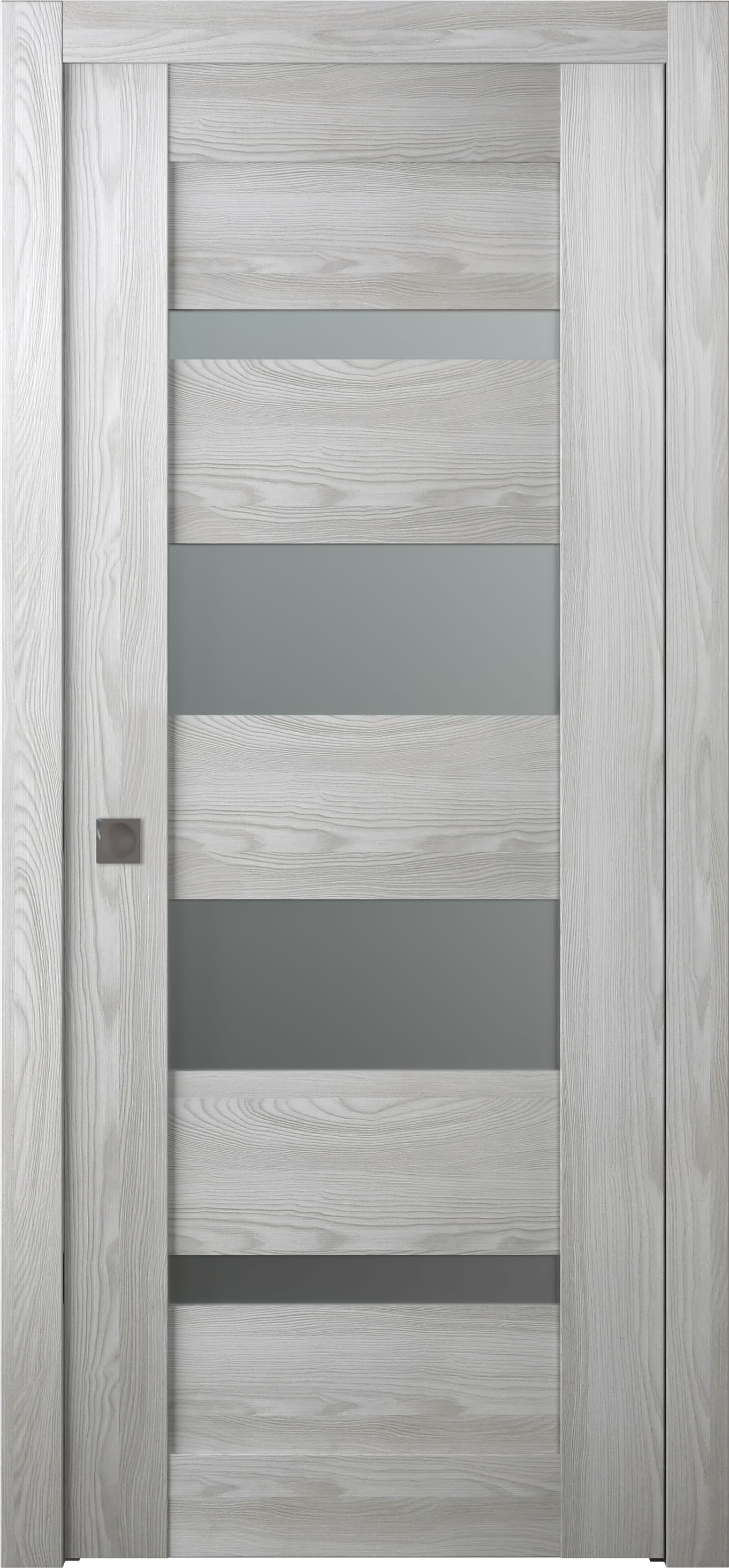 AVON 07-01 VETRO RIBEIRA ASH POCKET BELLDINNI MODERN INTERIOR DOOR - 1