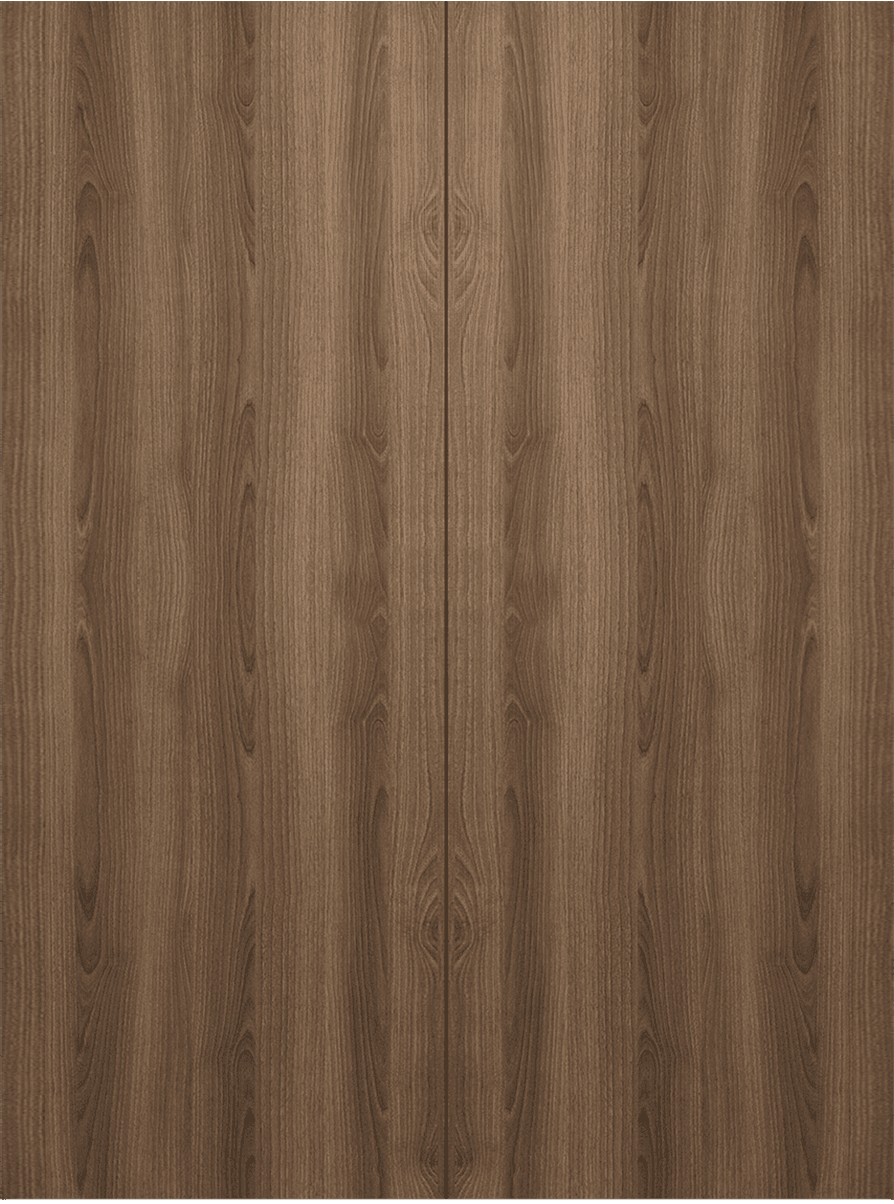 OPTIMA PECAN NUTWOOD DOUBLE BARN DOORS BELLDINNI MODERN INTERIOR DOOR - 2