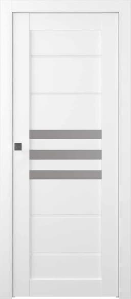 DOME VETRO BIANCO NOBLE POCKET BELLDINNI MODERN INTERIOR DOOR - 1