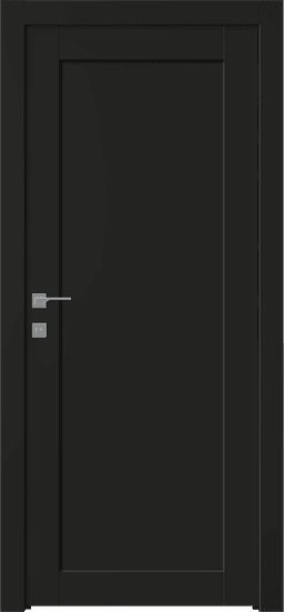 SHAKER 1 PANEL BLACK MATTE SWING DOORS BELLDINNI MODERN INTERIOR DOOR - 1