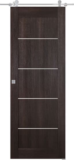 AVON 07 4H VERALINGA OAK DOUBLE BARN BELLDINNI MODERN INTERIOR DOOR - 1