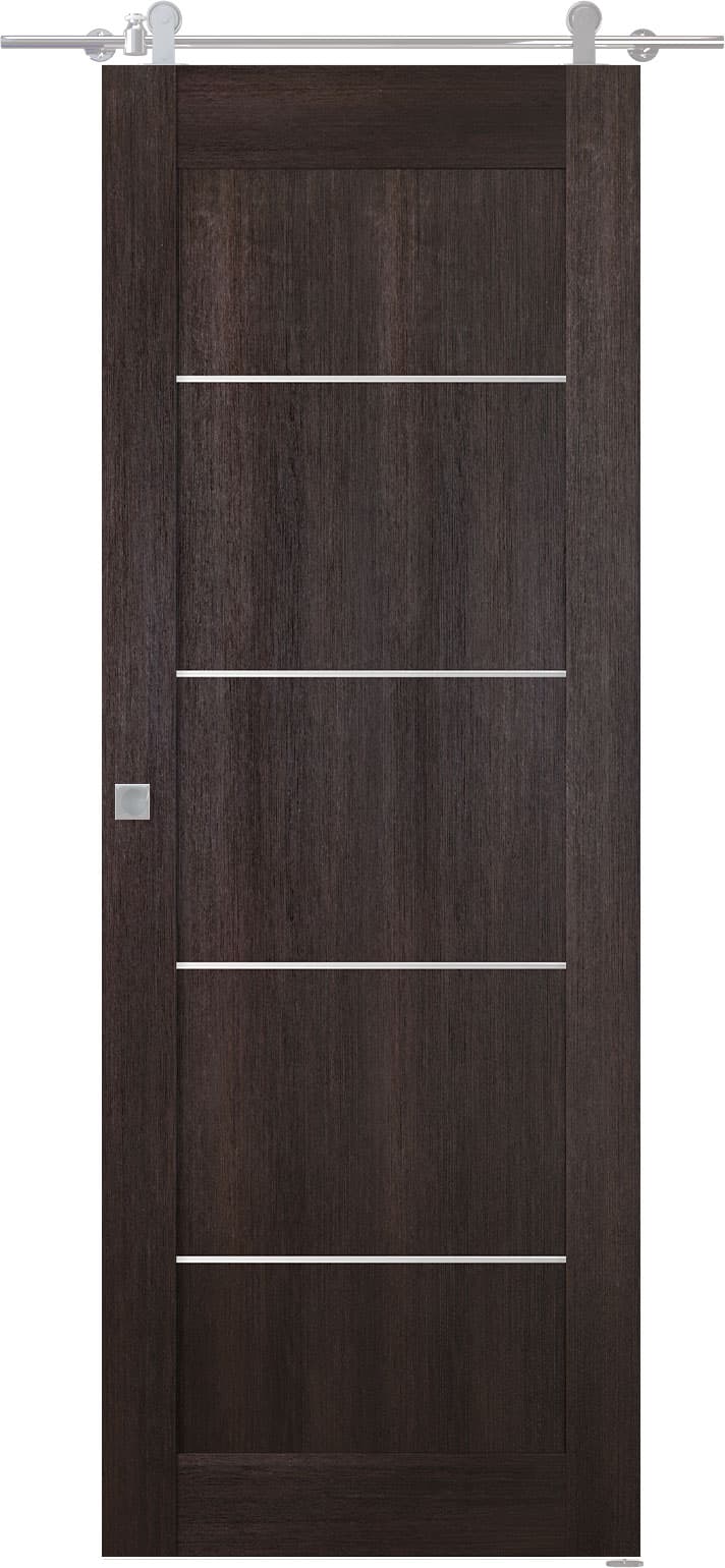 AVON 07 4H VERALINGA OAK DOUBLE BARN BELLDINNI MODERN INTERIOR DOOR - 1