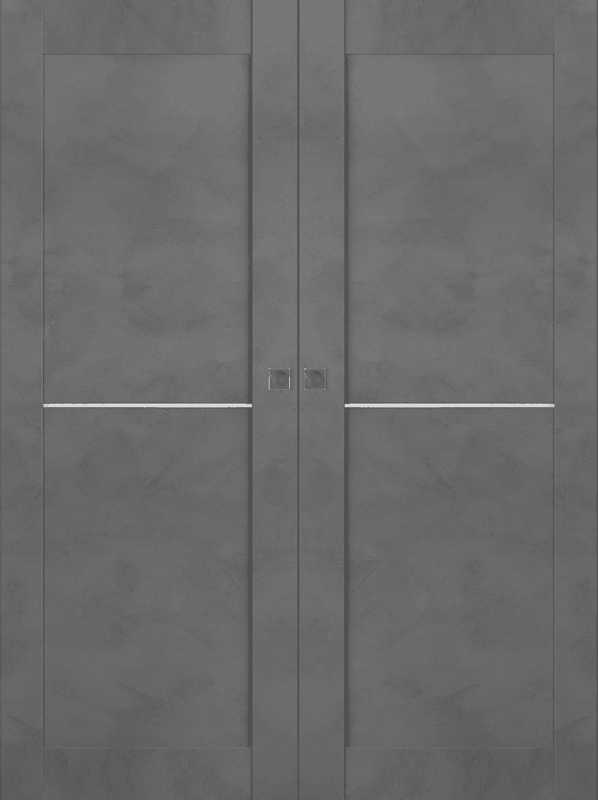 AVON 07 1H DARK URBAN DOUBLE MAGIC BELLDINNI MODERN INTERIOR DOOR - 1