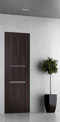 AVON 01 3H VERALINGA OAK INVISIBLE METAL FRAME BELLDINNI MODERN INTERIOR DOOR - 1