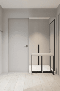 OPTIMA SNOW WHITE INVISIBLE METAL FRAME BELLDINNI MODERN INTERIOR DOOR - 4