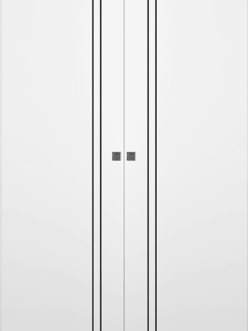 SMART PRO 2V BLACK POLAR WHITE DOUBLE MAGIC DOORS BELLDINNI MODERN INTERIOR DOOR - 1