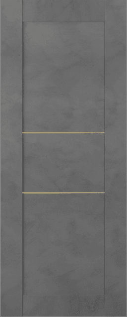 AVON 07 2H GOLD DARK URBAN SLAB BELLDINNI MODERN INTERIOR DOOR - 1