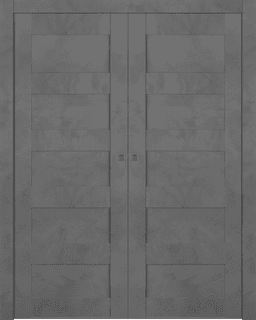 AVON 07 4R DARK URBAN DOUBLE POCKET BELLDINNI MODERN INTERIOR DOOR - 1