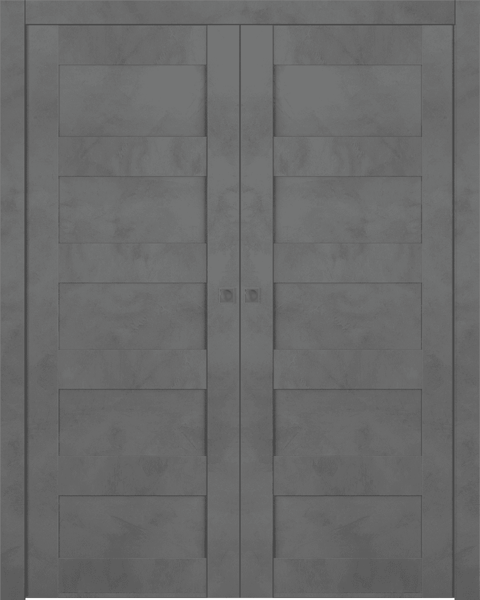 AVON 07 4R DARK URBAN DOUBLE POCKET BELLDINNI MODERN INTERIOR DOOR - 1