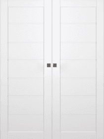 ALDA SNOW WHITE DOUBLE MAGIC BELLDINNI MODERN INTERIOR DOOR - 1