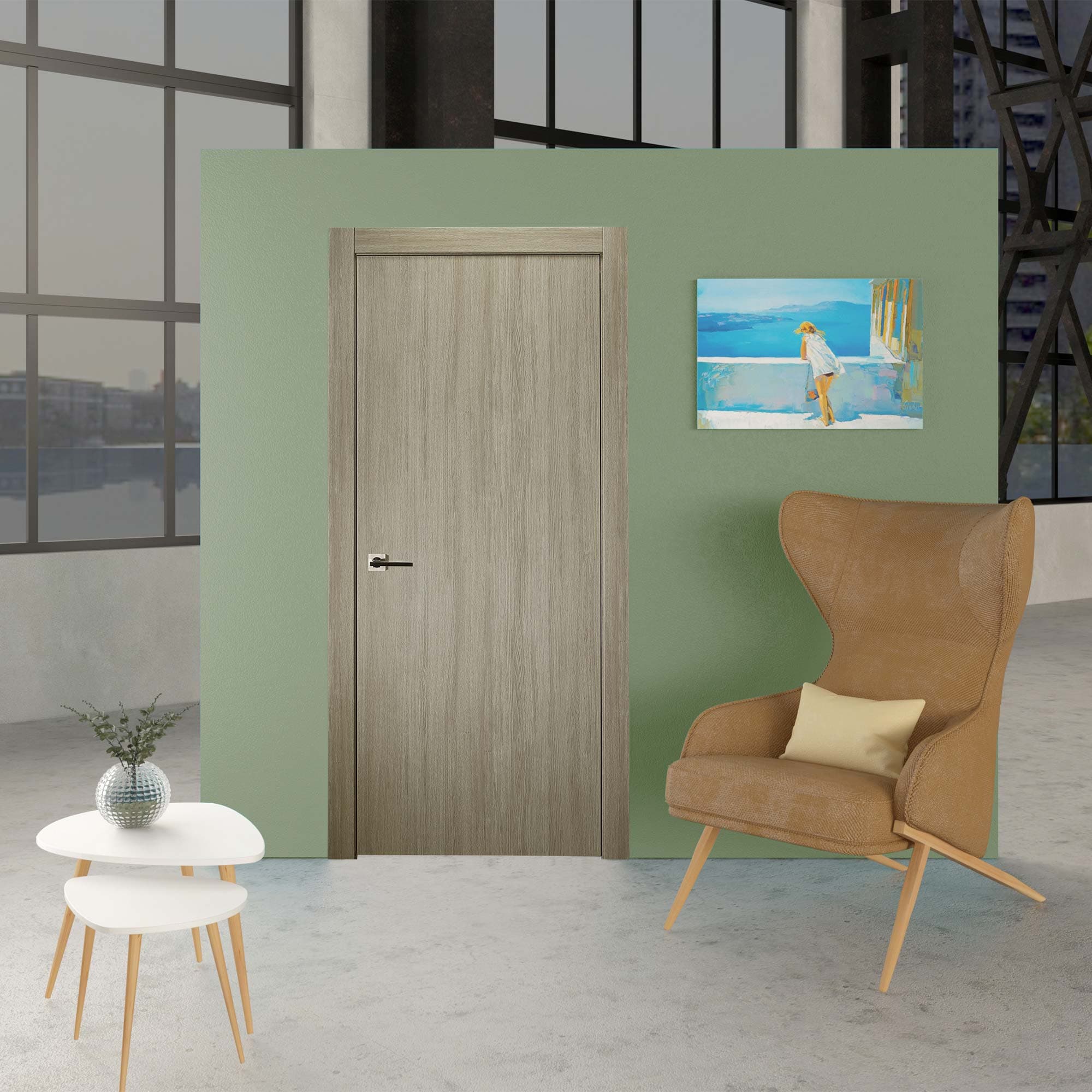 OPTIMA SHAMBOR BARN BELLDINNI MODERN INTERIOR DOOR - 2