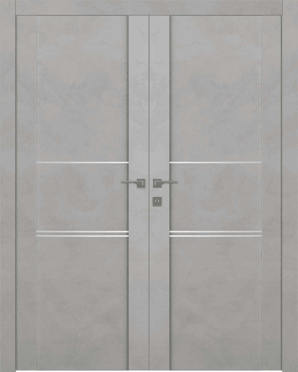 AVON 01 3H LIGHT URBAN DOUBLE BELLDINNI MODERN INTERIOR DOOR - 1