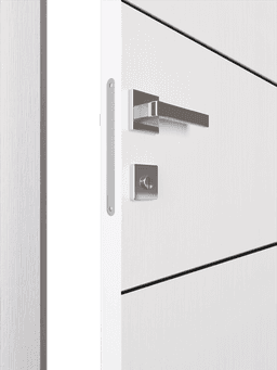 PALLADIO 2H BLACK BIANCO NOBLE DOUBLE DOORS BELLDINNI MODERN INTERIOR DOOR - 2