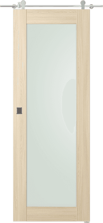 AVON 207 VETRO LOIRE ASH BARN DOORS BELLDINNI MODERN INTERIOR DOOR - 1