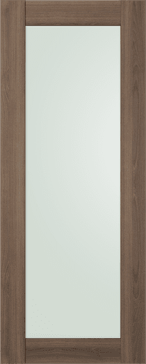 AVON 207 VETRO PECAN NUTWOOD SLAB DOORS BELLDINNI MODERN INTERIOR DOOR - 1
