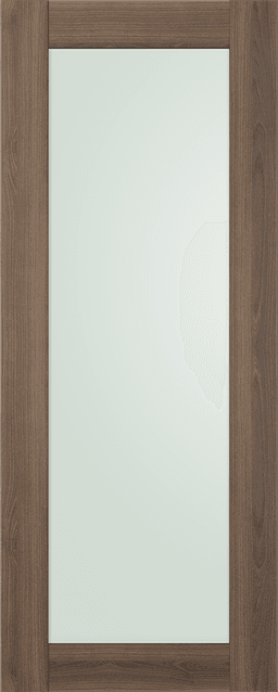 AVON 207 VETRO PECAN NUTWOOD SLAB DOORS BELLDINNI MODERN INTERIOR DOOR - 1