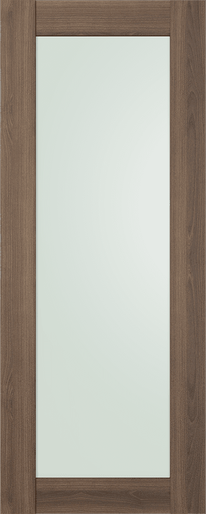 AVON 207 VETRO PECAN NUTWOOD SLAB DOORS BELLDINNI MODERN INTERIOR DOOR - 1
