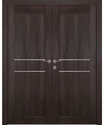 AVON 07 2HN VERALINGA OAK DOUBLE BELLDINNI MODERN INTERIOR DOOR - 1