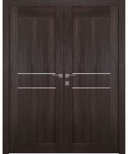 AVON 07 2HN VERALINGA OAK DOUBLE BELLDINNI MODERN INTERIOR DOOR - 1