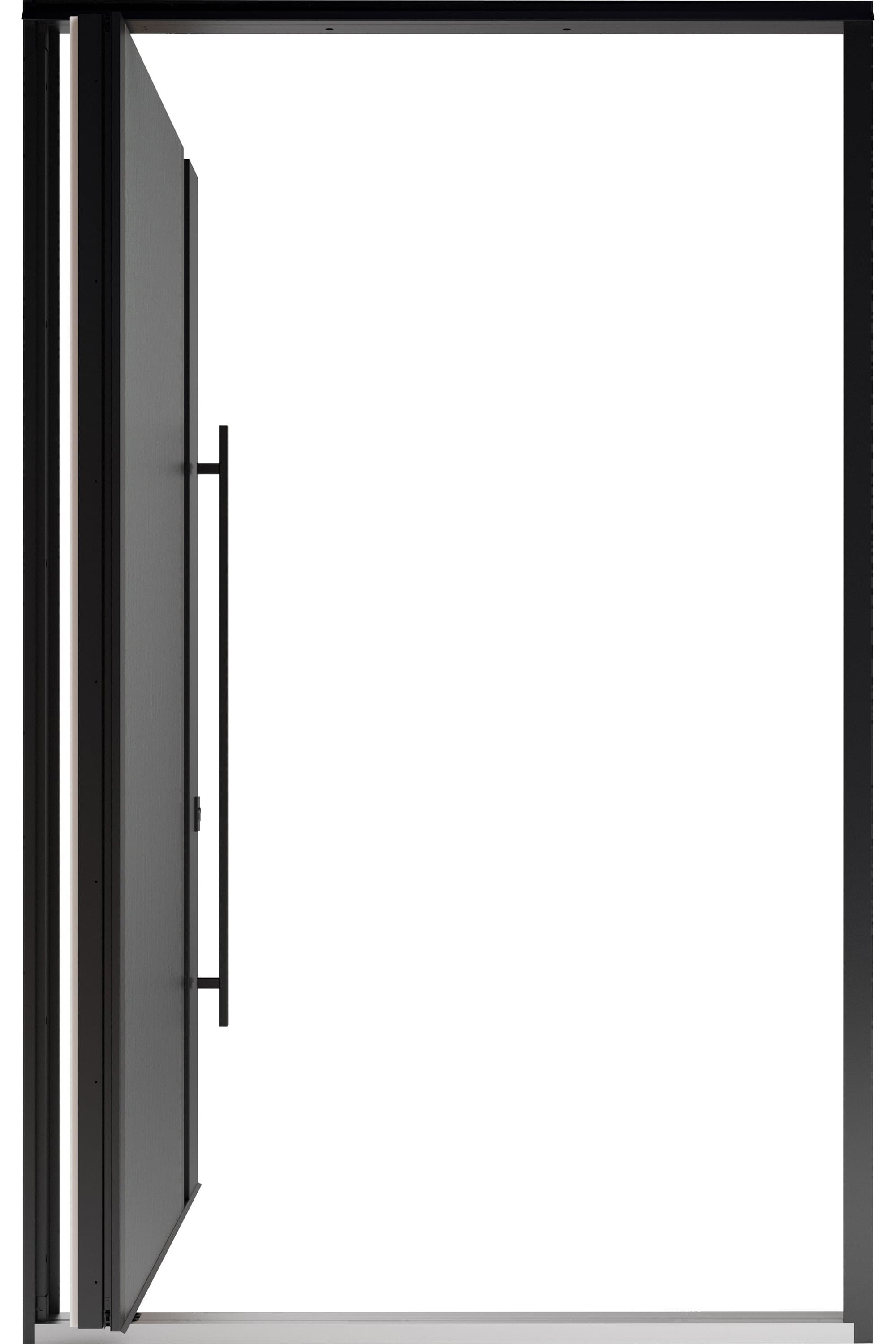 Single pivot metal-aluminum modern exterior door Axis 1163 - 9