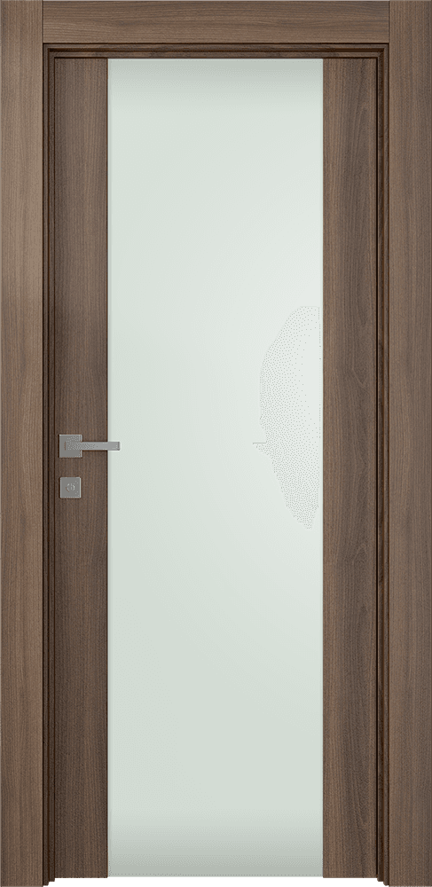 AVON 202 VETRO PECAN NUTWOOD SWING DOORS BELLDINNI MODERN INTERIOR DOOR