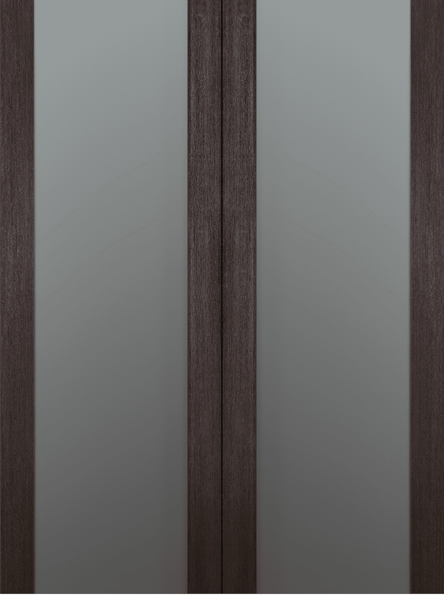 AVON 202 VETRO VERALINGA OAK DOUBLE BARN BELLDINNI MODERN INTERIOR DOOR - 2