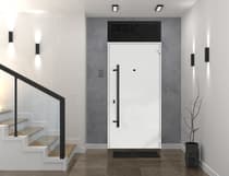 Single Modern Steel Exterior Door Deux 6078 8ft - 9